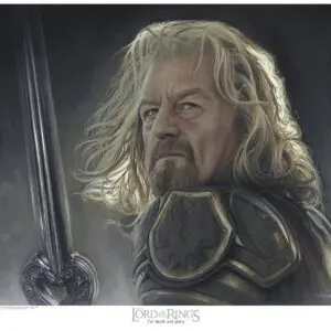 A painting of fili from the hobbit