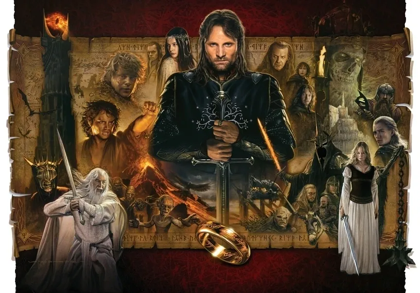The lord of the rings wallpaper.