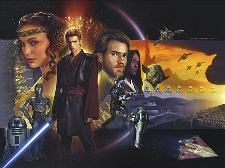 Star wars the clone wars poster.