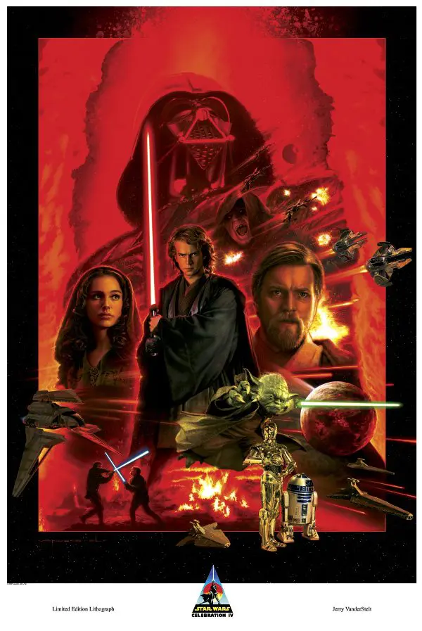 A poster of the star wars movies.