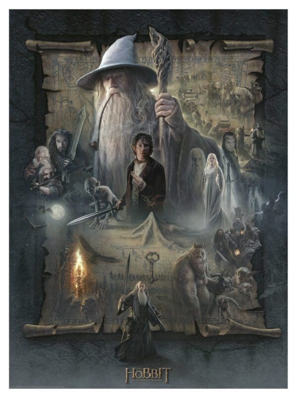 The Hobbit, An Unexpected Journey PAPER GICLEE