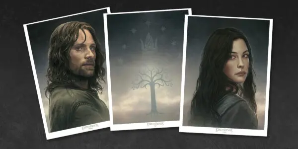 Aragorn, Arwen and Hope- Paper Giclee prints