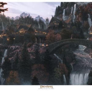 At the Bridge of Rivendell: A hope re-kindled PAPER GICLEE PRINT